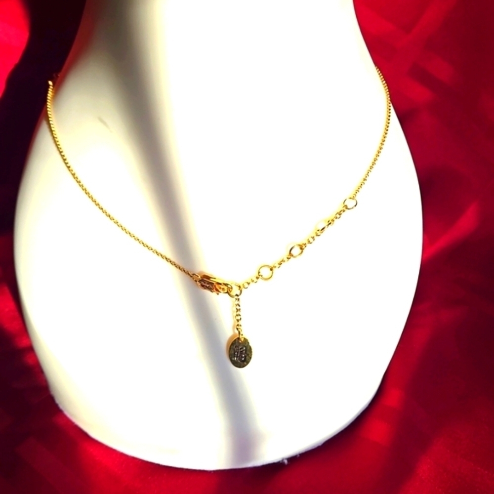 Juicy couture 14k gold plated 18 inch chain